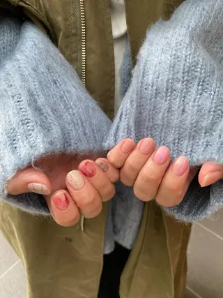 ネイル 草加ニュアンスネイル 🌚hersのネイルデザイン