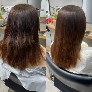 ミディアム カラー パーマ noa/ 渋谷のヘアスタイル