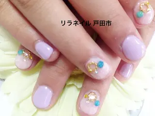 ネイル リラネイル所属・福田 美代子のネイルデザイン