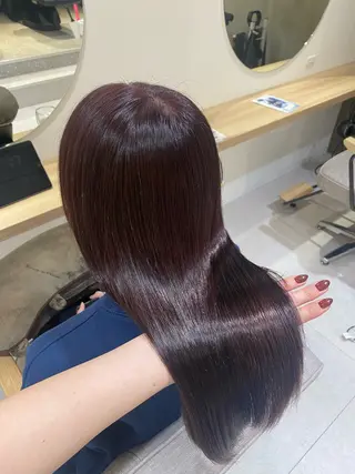 ロング カラー AIN.ANLY.所属・韓国ｶﾞｰﾘｰ 🎀ミスズ🩰のヘアスタイル