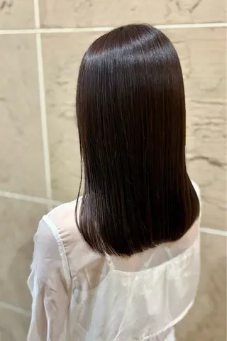 ロング カラー 菊地 紗矢のヘアスタイル
