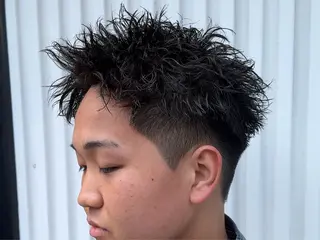 パーマ メンズ パーマ/京都駅 /メンズ/藤井 翔のヘアスタイル