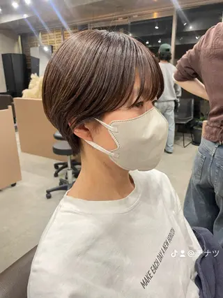 ショート カラー 表参道/赤み無し 透明感 colorのヘアスタイル