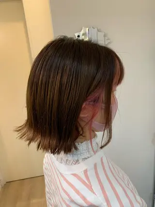 ミディアム メンズバレイヤージュ 斉藤春のヘアスタイル