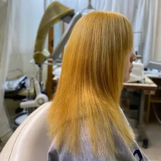 セミロング カラー CRADLE Takeuchiのヘアスタイル