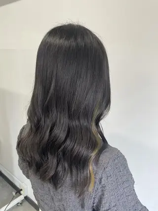 セミロング カラー ヘアアレンジ salowin新宿East3階所属・艶美髪/髪質改善 /縮毛矯正/木元渓太のヘアスタイル