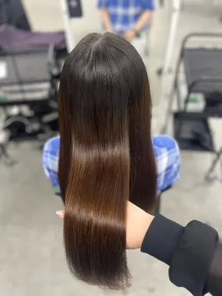 ロング カラー ヘアアレンジ 韓国メンズヘア 🪽maika🪽のヘアスタイル