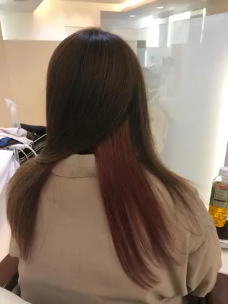 ロング 山岡 徹也のヘアスタイル