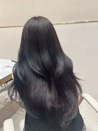 ロング 透明感カラー/似合わ せ前髪/柴田礼空のヘアスタイル