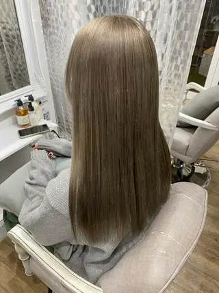 ロング カラー 韓国×髪質改善カラー 💎hinaのヘアスタイル