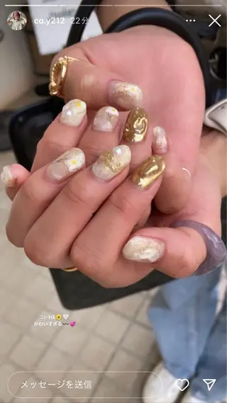 ネイル nailsalon　hue所属・小山 羽奈のネイルデザイン