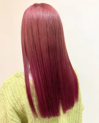 ロング カラー AIconic nagoya所属・縮毛矯正/ レイヤー/ミディアムのヘアスタイル