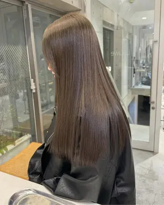 ロング 🎀韓国/艶髪/暗髪 🎀 柚月🫧立川駅のヘアスタイル