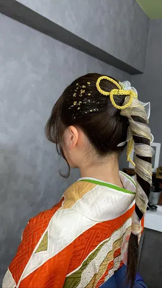 ロング ヘアアレンジ chouette/ 根本優希のヘアスタイル