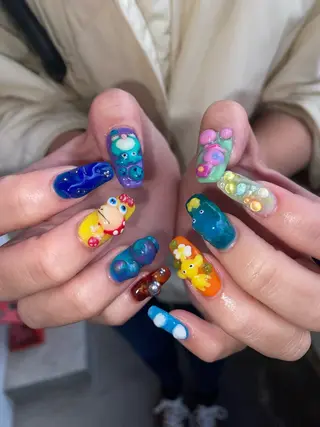 ネイル .unff所属・hana (..)個 性派/メンズネイル◎のネイルデザイン