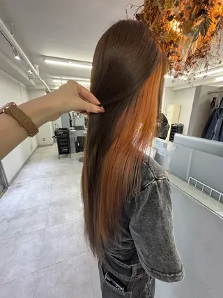 カラー 透明感♡くすみカラー shiori/小岩のヘアスタイル