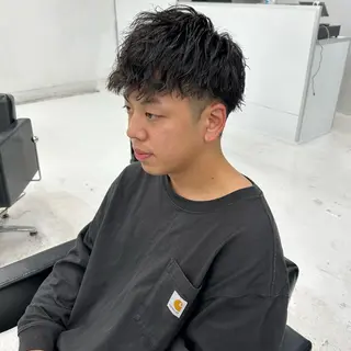 ショート パーマ メンズ 【メンズパーマ特化】 🍏網中勇喜のヘアスタイル
