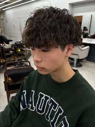 パーマ メンズ 🍐シャドウパーマ メンズ特化/守岡🍐のヘアスタイル