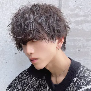 カラー メンズ ブリーチなし/暖色/ 透明感/ririkaのヘアスタイル