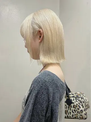 ミディアム カラー 安部佑哉/ハイトーン /レイヤー/グランジのヘアスタイル