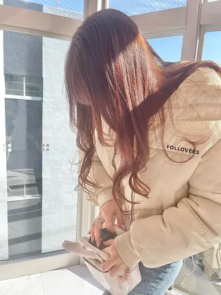 ロング カラー tuki yokohama所属・店長 小池アキトのヘアスタイル