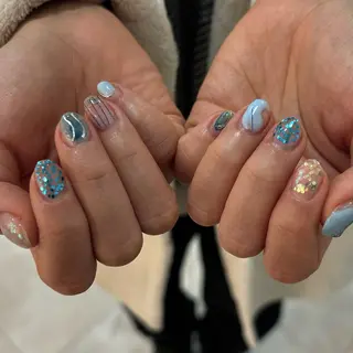 ネイル ゆびノさき茨木店 ニュアンス/アートのネイルデザイン