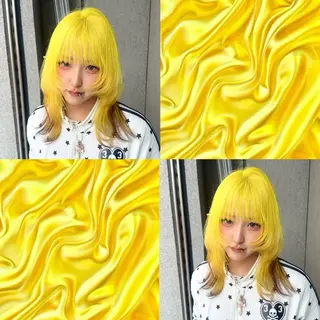 セミロング ✨色落ちまで可愛い✨ MANATO🎨🌈のヘアスタイル