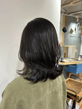 ミディアム merc.🌿 友藤鮎那のヘアスタイル