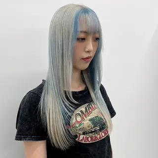 ロング カラー レイヤー/透明感 カラー🌿KANTAのヘアスタイル