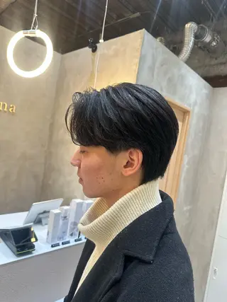 ミディアム メンズ Minami🩵 新宿のヘアスタイル