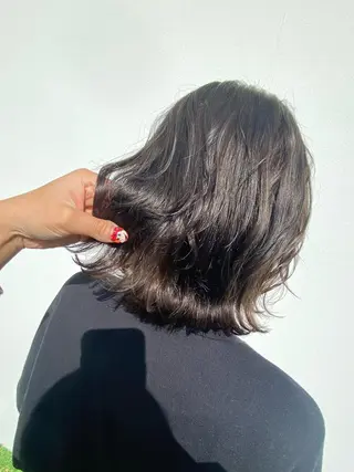 ミディアム カラー JILL ユキのヘアスタイル