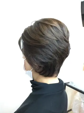 ショート カラー Annon プライベートサロンのヘアスタイル