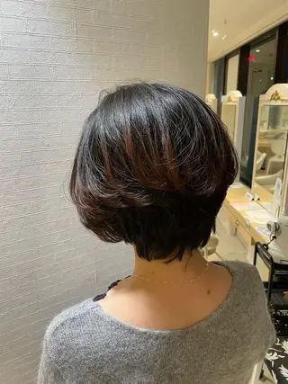 ショート パーマ 吉原 雪乃のヘアスタイル