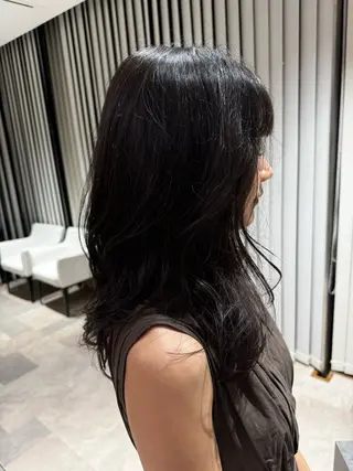 セミロング パーマ カットモデル募集 🔥中浜　稜のヘアスタイル