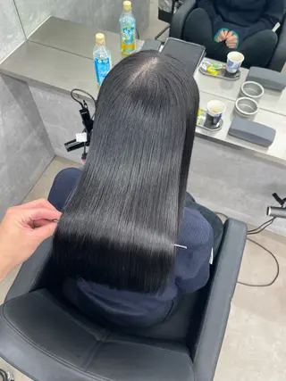 ロング 縮毛矯正支持率👑 No.1 SORAのヘアスタイル