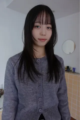 セミロング sakura🌸 レイヤー/韓国ヘアのヘアスタイル