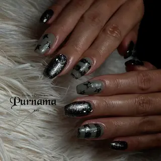 ネイル Purnama(ﾌﾟﾙﾅﾓ)所属・Purnama あきのネイルデザイン