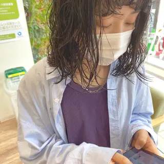 ミディアム パーマ ayaka #パーマ#アレンジのヘアスタイル