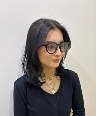 ミディアム 韓国ヘア sasugaのヘアスタイル