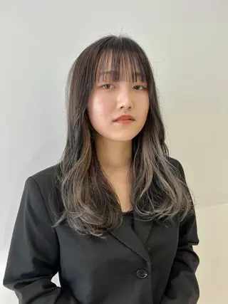 ロング カラー 宮永 智香のヘアスタイル