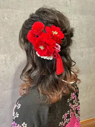 ヘアアレンジ 西 めぐみのヘアスタイル