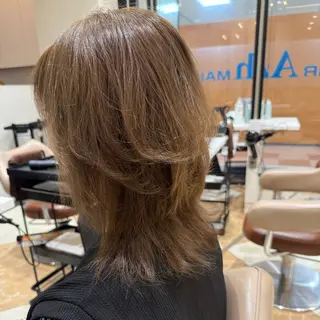 ミディアム 髪質改善カラー/店長 宮内秀峰のヘアスタイル