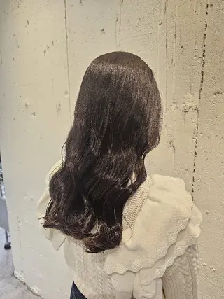 ロング Ayu🐾縮毛矯正/ ブリーチ無しカラーのヘアスタイル