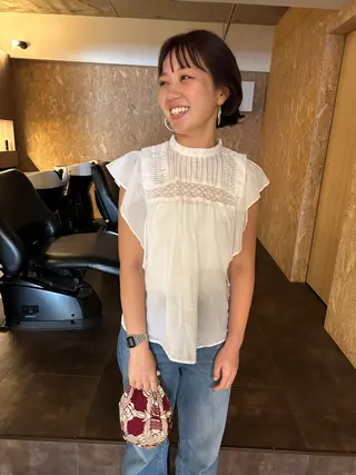 ショート カラー さの あやねのヘアスタイル