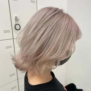 ミディアム カラー ヘアアレンジ 💕STANCE 満足仕上げ💕のヘアスタイル