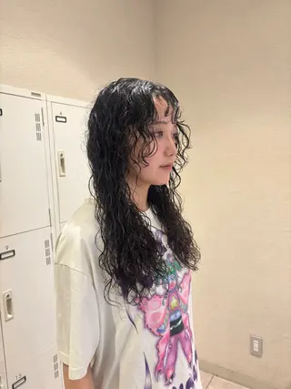 セミロング パーマ 🌀perm / bob / RINAのヘアスタイル