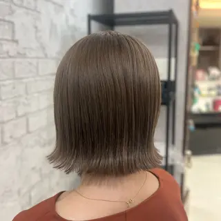 ミディアム 艶髪ブリーチカラー 💗manaka💗のヘアスタイル