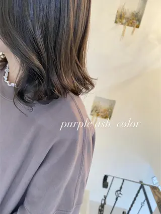 ミディアム カラー flen所属・𖤣𖥧𖥣𖥧田中 姫乃𖤣𖥧𖥣𖡡のヘアスタイル