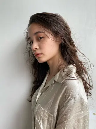 ロング カラー les baladins du miroir所属・🍃YURI 🍃のヘアスタイル