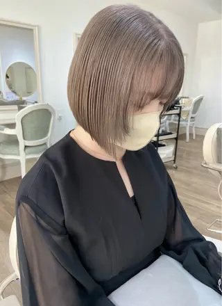 ミディアム 梅田/寒色カラー/ まほのヘアスタイル